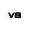 Metal 3D Badge  car displacement Logo Car Rear Trunk Body Sticker Emblem