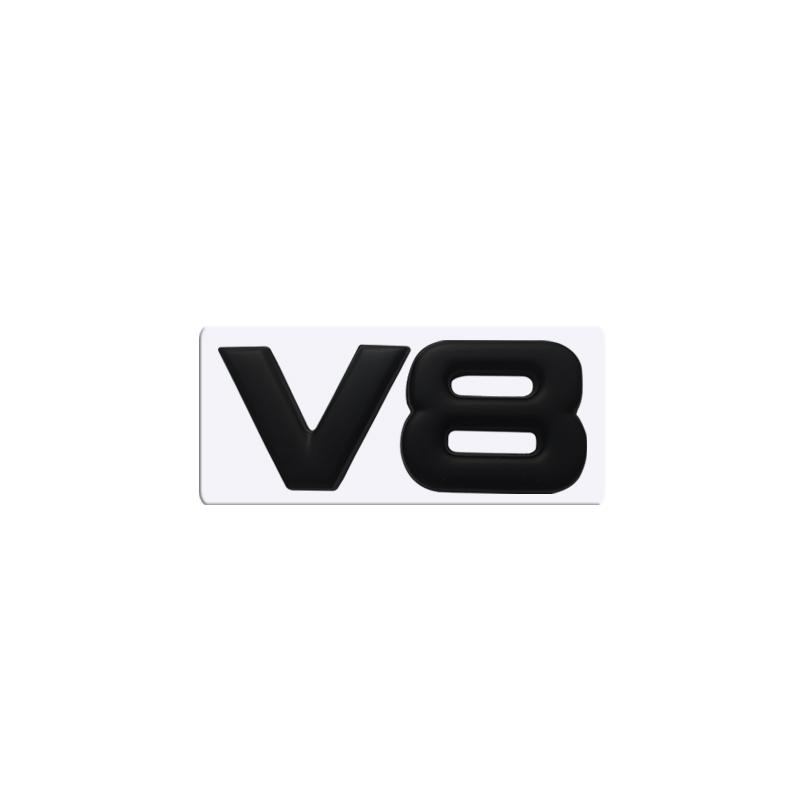 

Metal 3D Badge car displacement Logo Car Rear Trunk Body Sticker Emblem