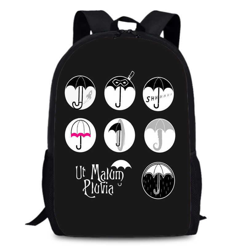 Umbrella Academy Backpack For Elementary School Stylish Durable And Breathable Oxford Cloth Design