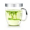 Samadoyo-Heat-Resistant Glass Tea Cup, Green Tea Cup with Filter, Simple Tea Cup, 400ml