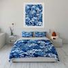 "Ocean Wave Pattern Bedding Set" Multiple Sizes Kid's and Adults' Bedroom Exquisite 3PC Bedding Set Gift