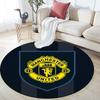 Manchester United2,Round Area Rug,Carpet Rug for Living Room Bedroom Sofa Playroom Decor,Non-slip Floor Mat