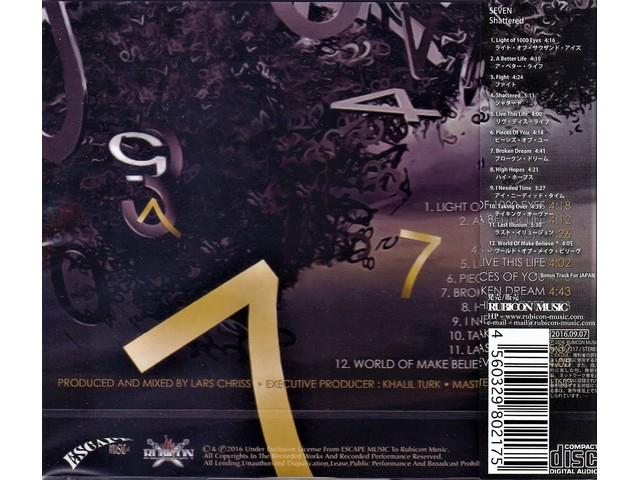 [CD] Shattered Nomal Edition Seven RBNCD-1217 Melodic Rock / AOR Album 2014 NEW