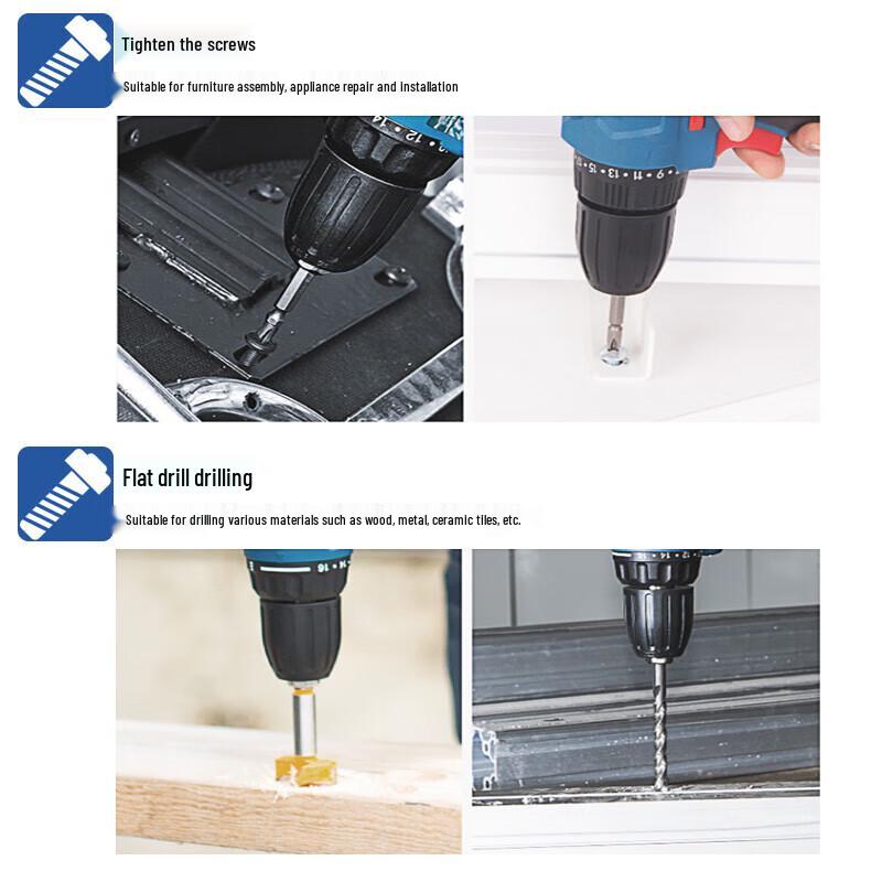 Dongcheng 12V Cordless Brushless Electric Drill Screwdriver CN plug (adapter included)