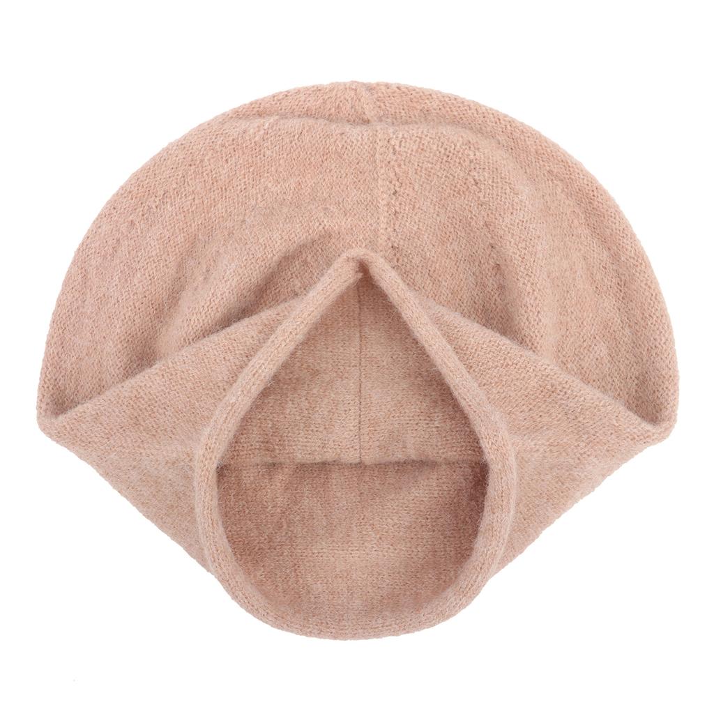 Podzimní zimní čepice pro ženy Teplý velký obvod hlavy Studená čepice Pletené vlněné pulovry