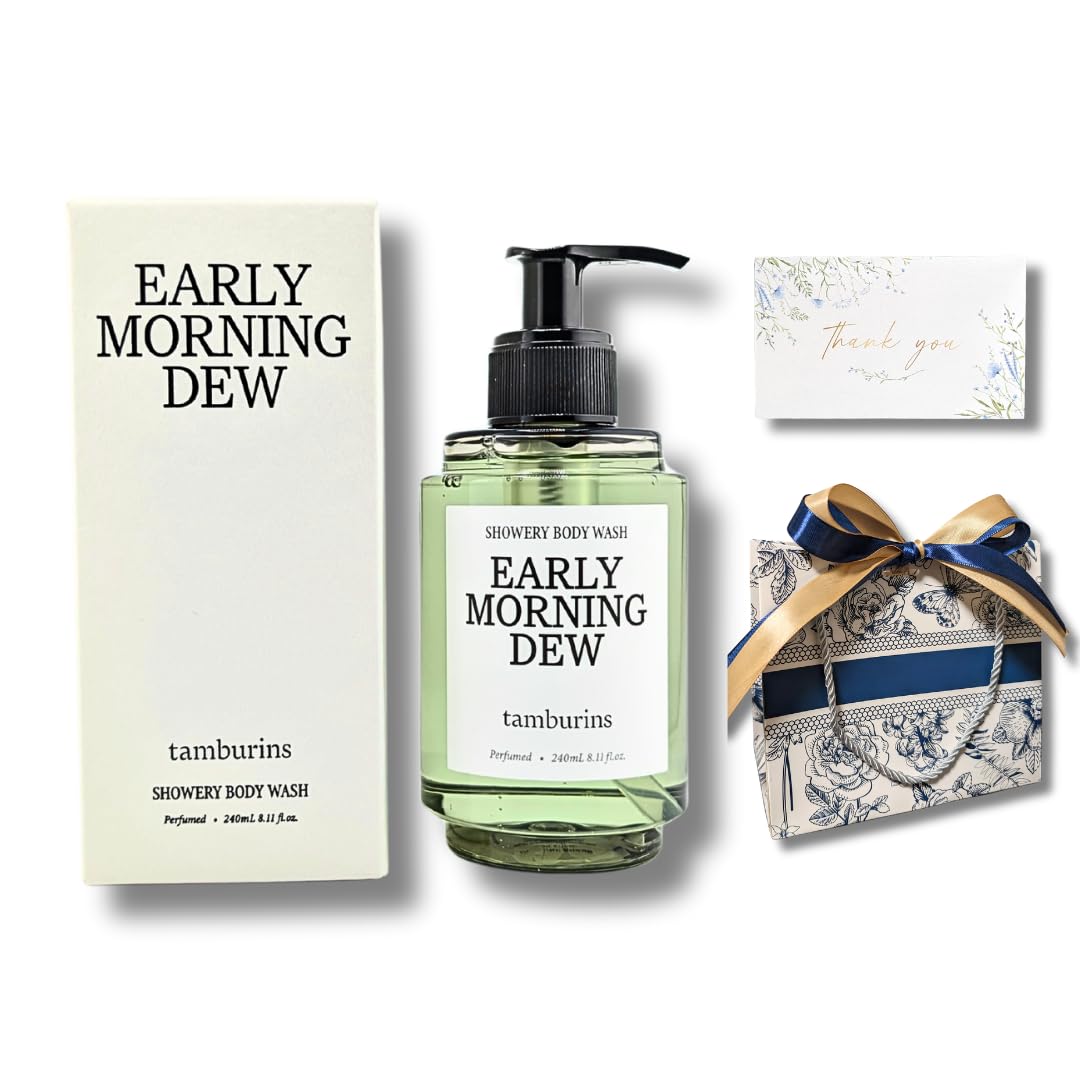 

[Set] Tambourines Showerly Body Wash EARLY MORNING DEW Shower Gel Gift