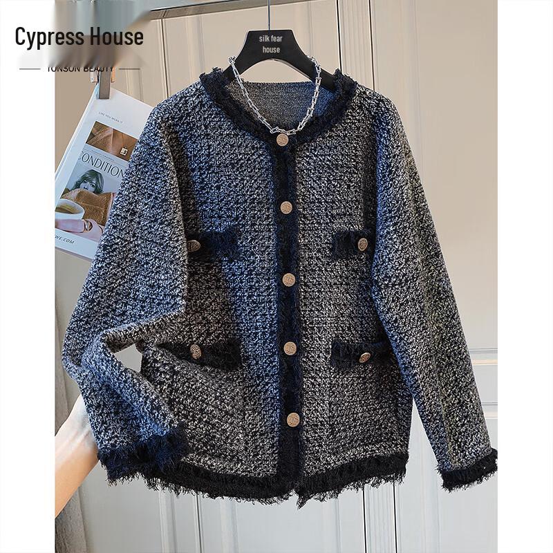 

Женская куртка Sibaishe свободного кроя, с цветными блоками и круглым вырезом M