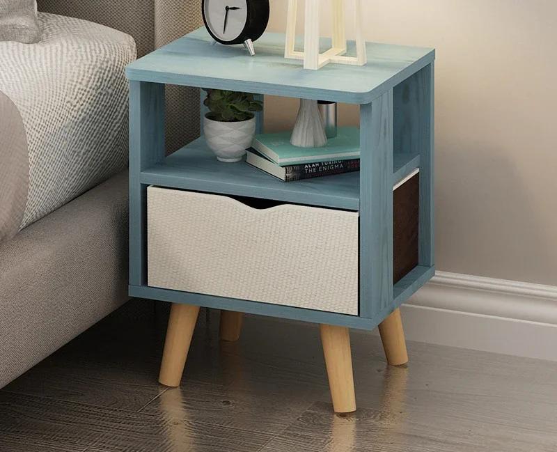 Bedside Table Simple Modern Bedside Storage Cabinet Simple Bedroom Bedside Small Cabinet Economical Cross-border