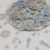 100pcs of Sparkling Party Decorations, Mini Confetti And Note-Shaped Confetti, Suitable for Graduation Dinners, Wedding Setups