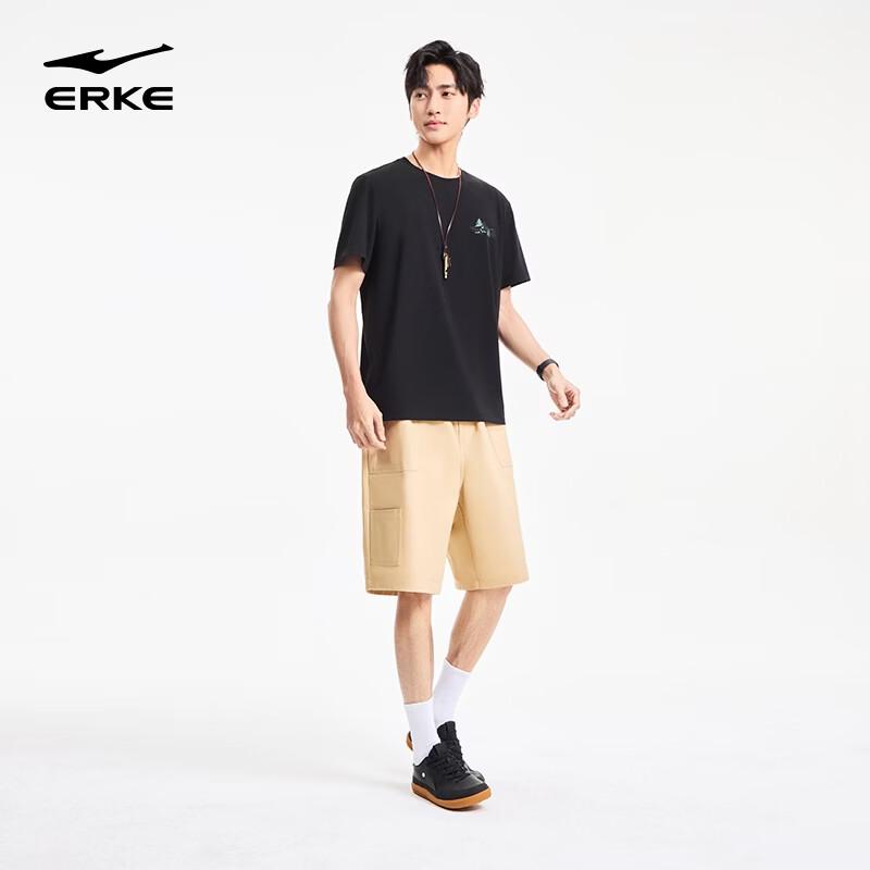 Erke Men's Casual Outdoor Antibacterial T-Shirt