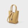 Vegetable Basket Bag Genuine Leather Crossbody Bag Fashionable Versatile and High-end Single-shoulder Bucket Bag