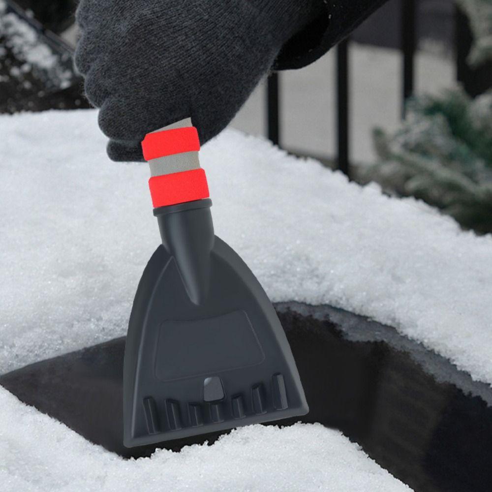 Non Slip Snow Shovel Brush Detachable Windshield Deicer Remover Practical Car Cleaning Brush