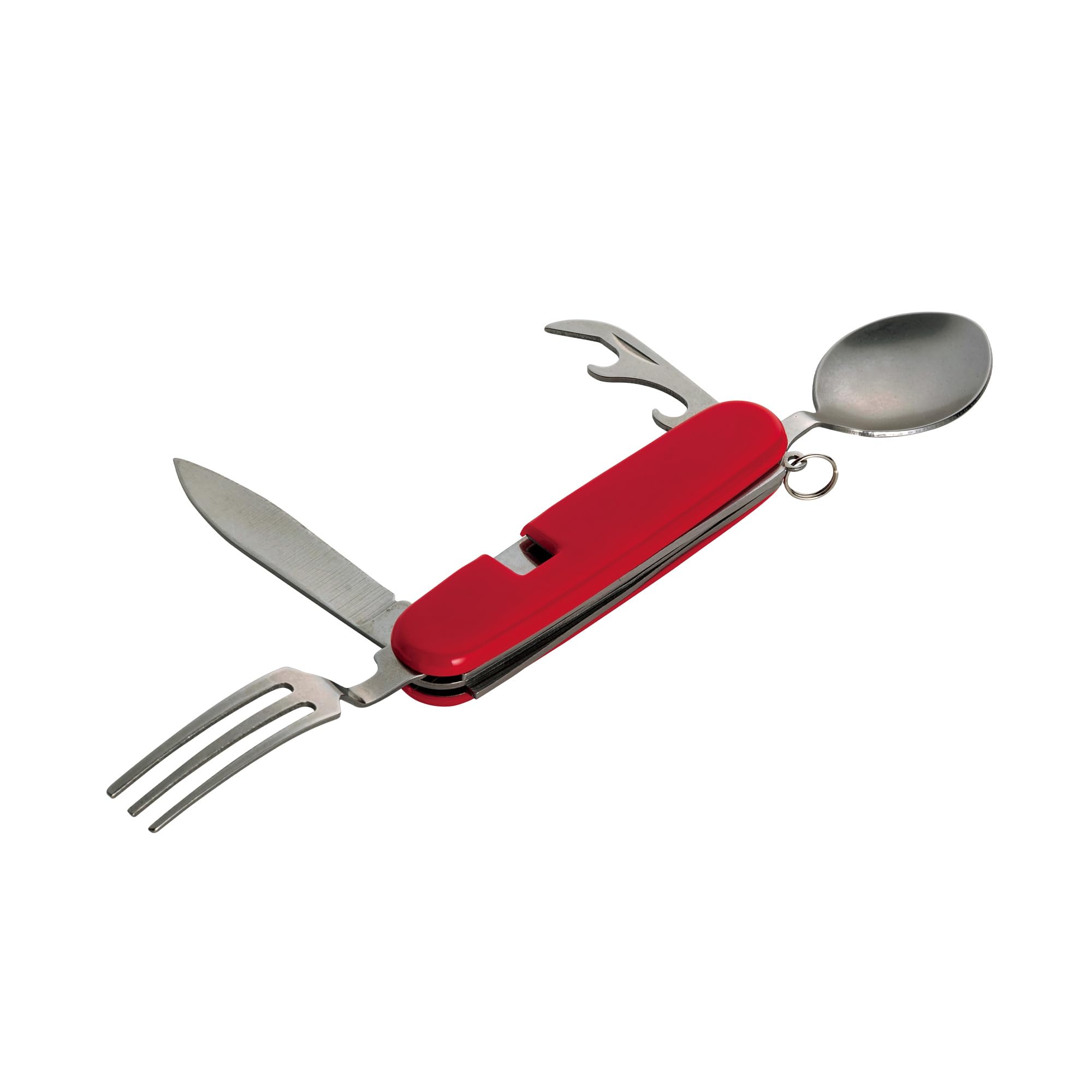 

Remark [5in1 Multifunctional Multi-Tool] Knife, Fork, Spoon, Bottle Opener, Can