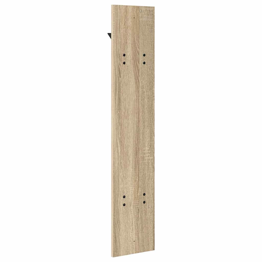 Wall Mounted Coat Rack In Sonoma Oak 20 X 1.5 X 100 Cm