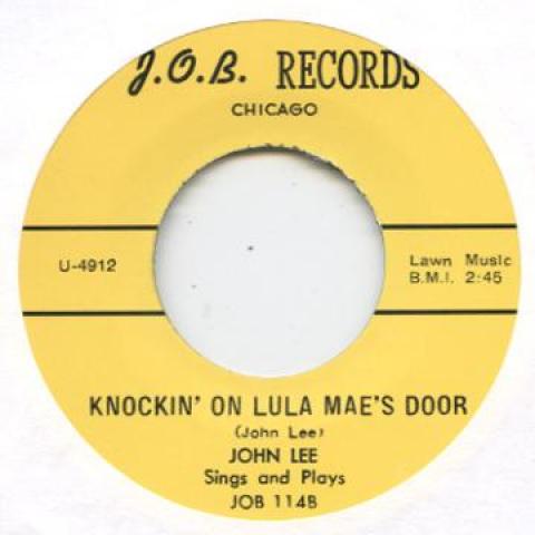 

7inch Record JOHN LEE - Knockin On Lula Mae s Door / Rythm JOB114 JOB UK Blues