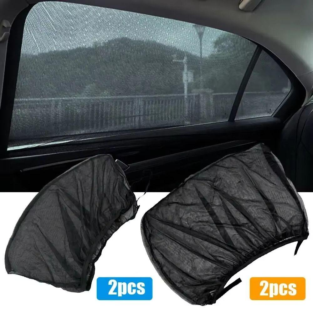2Pcs UV Protection Side Window Shades Universal Fit SUV Curtains  Auto Accessories