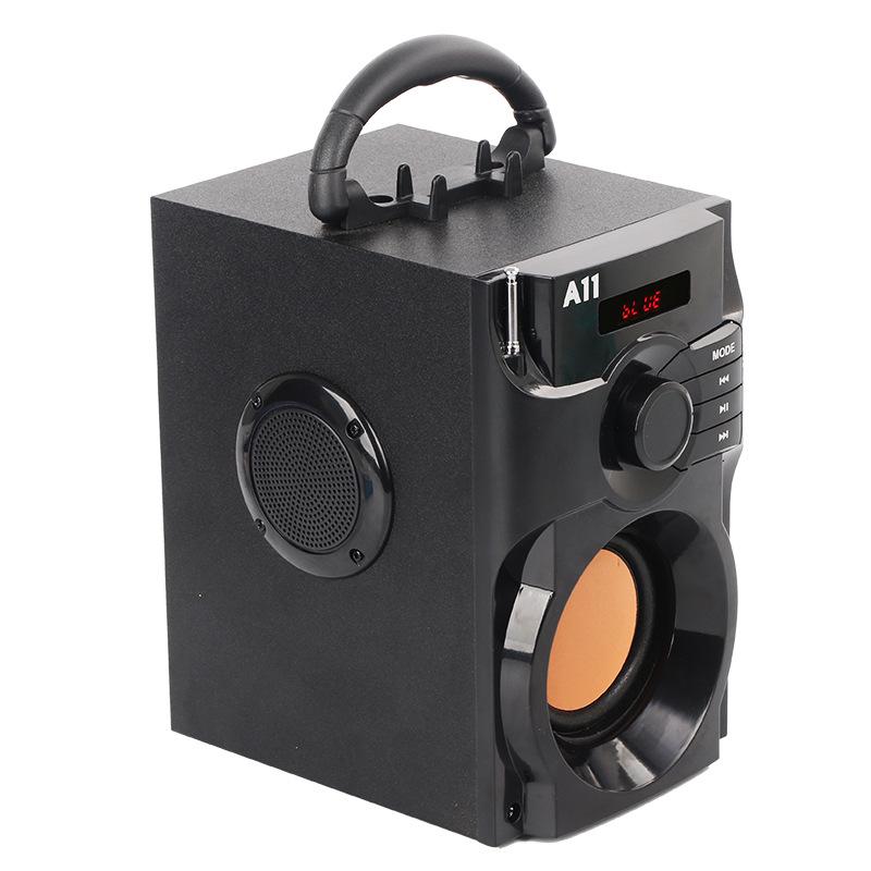 A11 Mobiler Bluetooth-Lautsprecher 4.0 - Kompakt, Outdoor, Schwerer Bass mit Kartensteckplatz