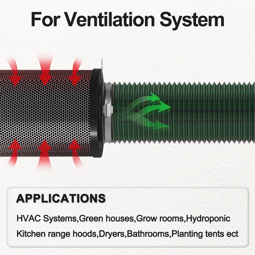 Insulated Dryer Vent Hose Aluminum Foil Exhaust Pipe Professional Air Ducting  Ventilation