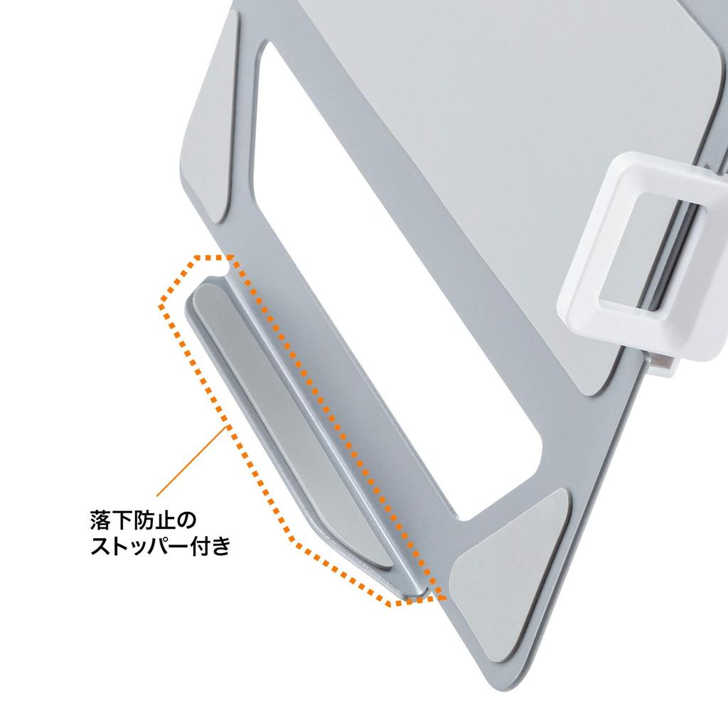 SANWA SUPPLY Laptop-Ablage mit Monitorarm-Halterung (VESA 75x75mm) MR-VESA15