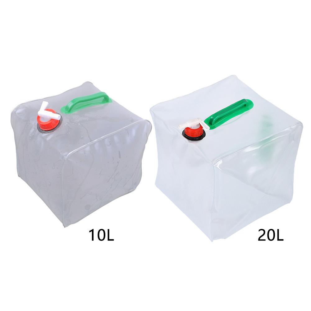 10/20L Collapsible Water Container with Spigot Camping Water Bag Water Carrier for Camping Hiking Backpacking Emergency