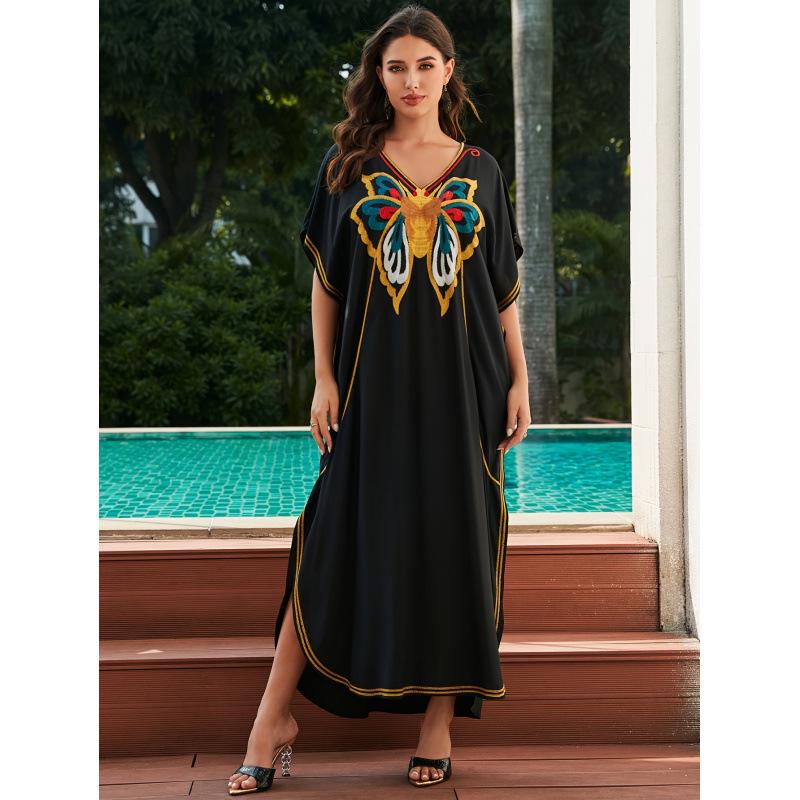 European & American Style Embroidered Women's Swimsuit Cover-up (2025 Edition)