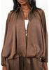 2025 European & American Women's Long Sleeve Cardigan Shirt with Casual Pants Fashion Set