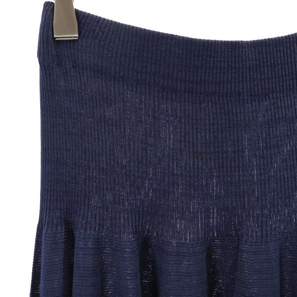 CFCL Long Length Knit Skirt 1 Navy Waist Rubber Women Used