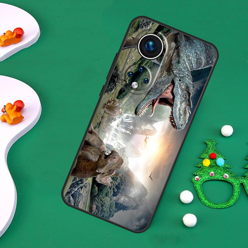 Dinosaur Case For Honor Magic 7 Lite 6 5 50 70 90 200 Pro X9a X8a X8b X7a X6a X8 X9 X9c X9b Cover