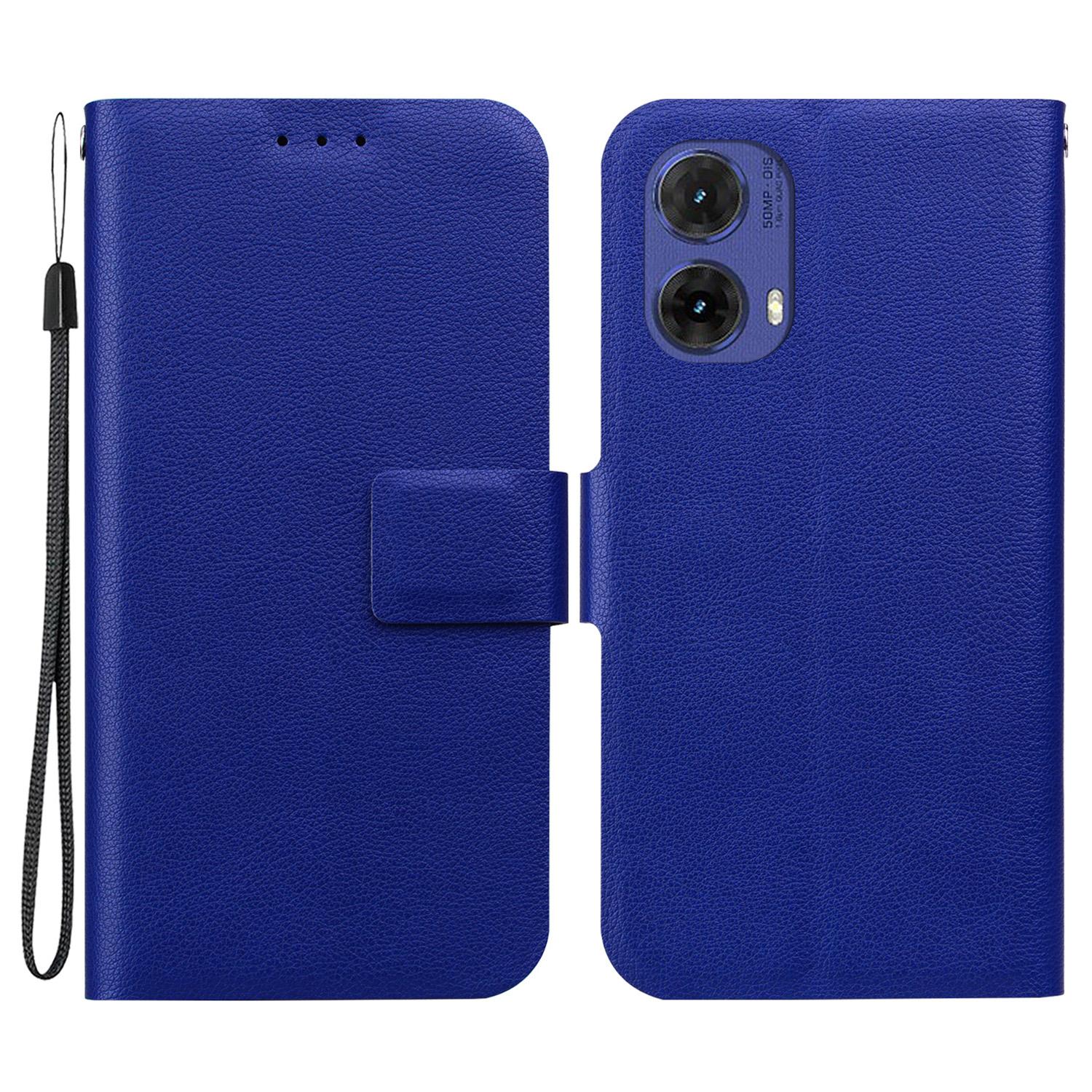 

For Motorola Moto G85 5G Case Ultra-Thin PU Leather + TPU Phone Cover with Card Slot D