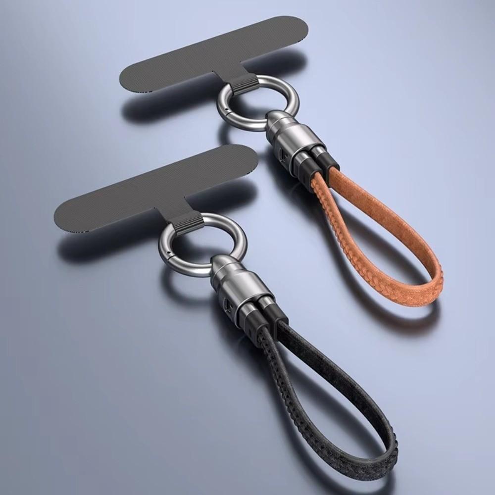 240W USB C Cable Leather Lanyard Keychain Charger Cord PD3.0 Keychain Cable  For Laptop