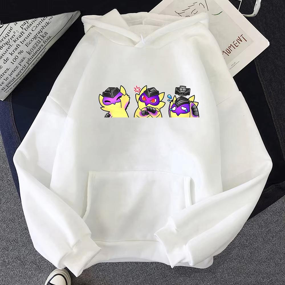Game Valorant Wingman Gekko Pet Printed Hooded Men Women Casual Hoodies Plus Size Sweatshirt Classic Simple Male Streetwear
