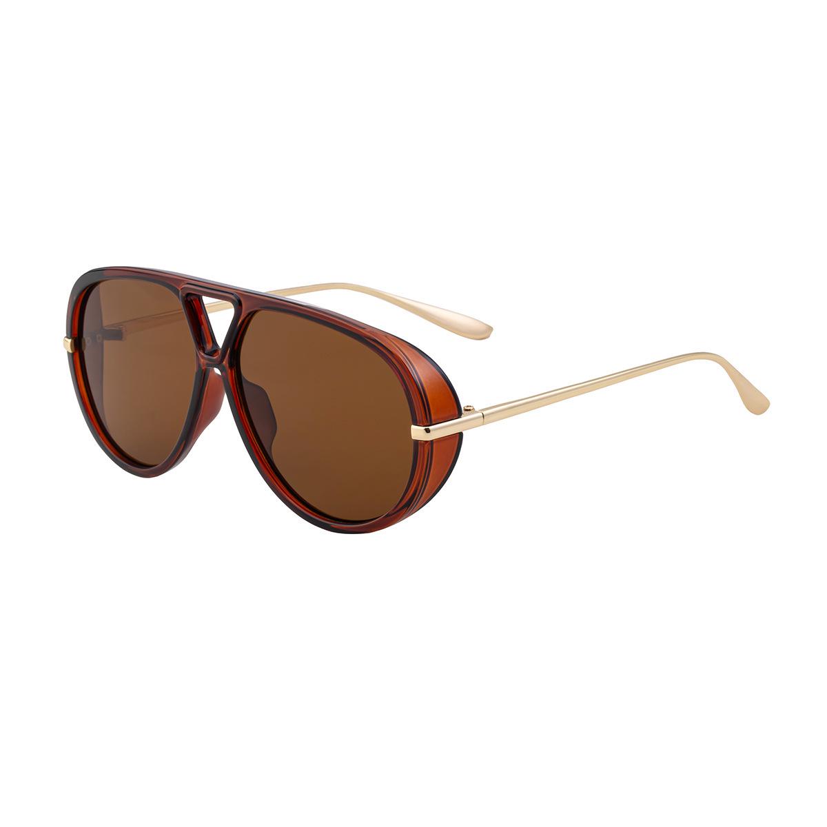 

KAJILA 2025 Новые мужские солнцезащитные очки-авиаторы с двойной переносицей - Для улицы, защита от УФ-лучей