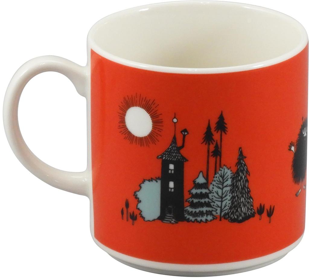 MOOMIN Shine On Kids Mug, 350ml, Perfect for Mother's Day or Father's Day, Red, MM8301-11, Yamaka Shoten, Made In Japan