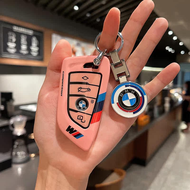 For BMW X1 X3 X4 X5 X6 Series 1 2 3 5 7 G20 G02 G05 G31 G23 F34 F15 F40 IX3 Remote Car Key Cover Keychain Key Case