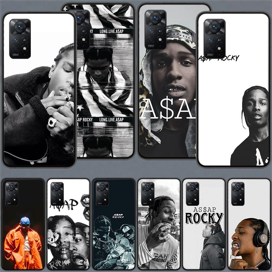 A-A$AP R-Rocky Rapper Phone Case For Redmi Note 13 14 15 Pro Plus 12 13C 12C 15C 9 10 10C 9T 9C 9A TPU Soft Cover Clear Cell Cas