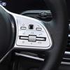 Car Steering Wheel Button Panel Cover Trim Sticker For Mercedes Benz C E A B Class GLC GLB GLE GLS W177 W205 W213 A200L 2020-24