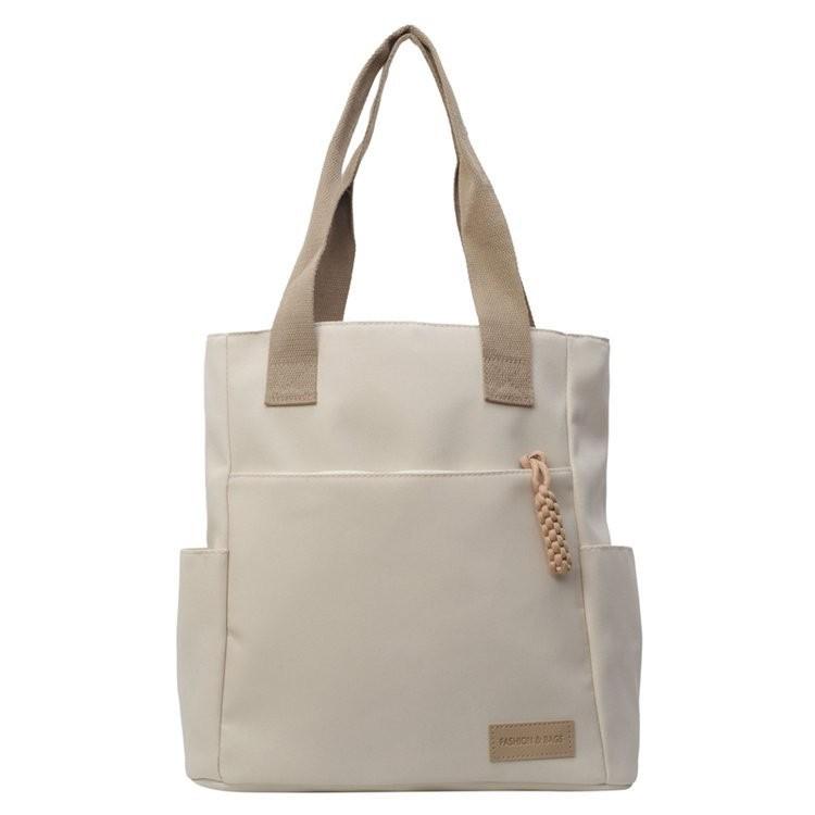

Elegant And Versatile Tote Bag For Women With Soft Nylon Material And Chic Design OffWhite