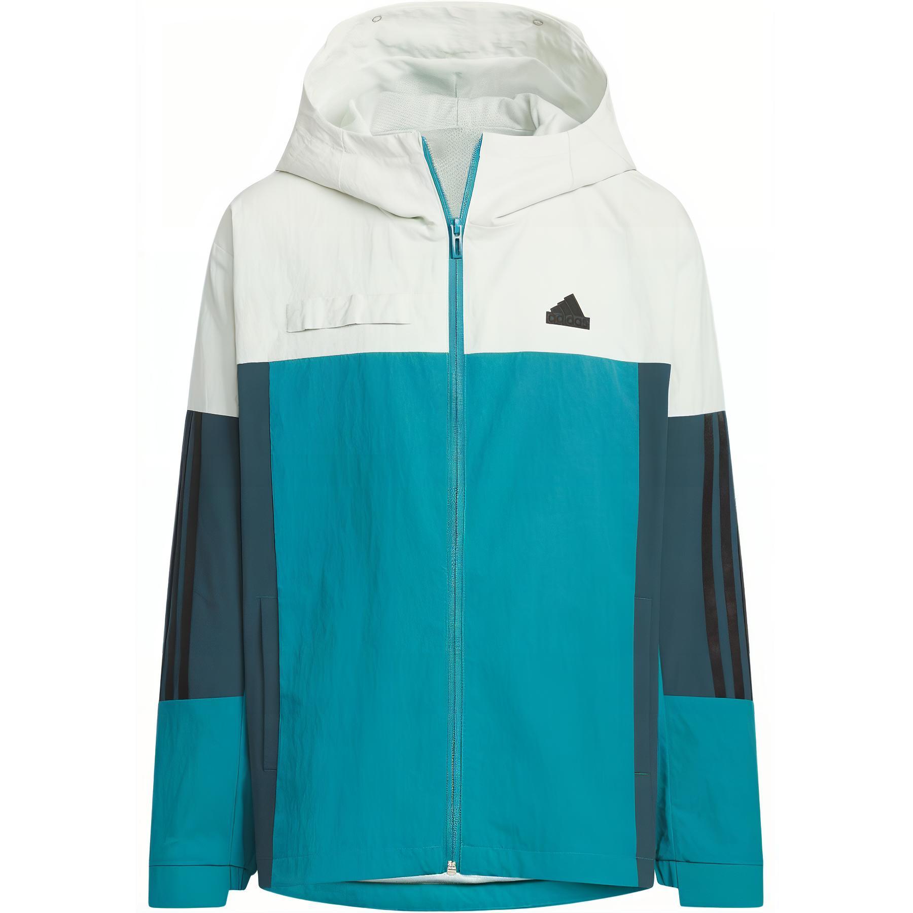 

Adidas Jackets & Coats Arctic Ocean Blue/Ivory White JC6912 152