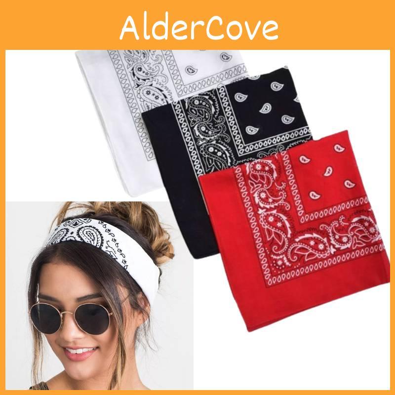 Print Bandana Paisley Cotton Headband Neckerchief Head Scarf Clothing Mask