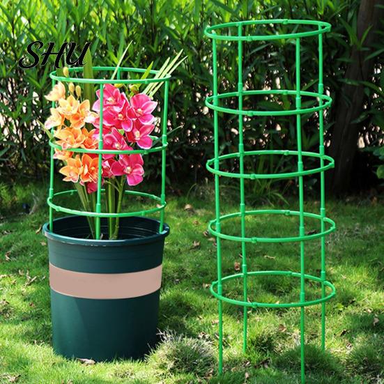 Worry-free Plant Maintenance Climbing Trellis Tomato Cages Reusable Support Holder Adjustable Easy Setup Cage Frame Stackable Pergola Accessories for