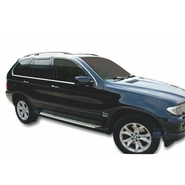 Déflecteurs d'air - J&amp;J AUTOMOTIVE - Heko - Fumé - Pour BMW X5 E53 2000-2006 - Installation facile