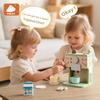 Children's Simulation Interactive Wooden Boy Girl Wooden Kitchen Mini Coffee Machine Toy Imulation Kitchen Toys Pretend Play