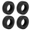 4pcs RC Rubber Wheels Tyre Front and Rear Tires for MN86 112 RC Crawlers Upgrade Parts