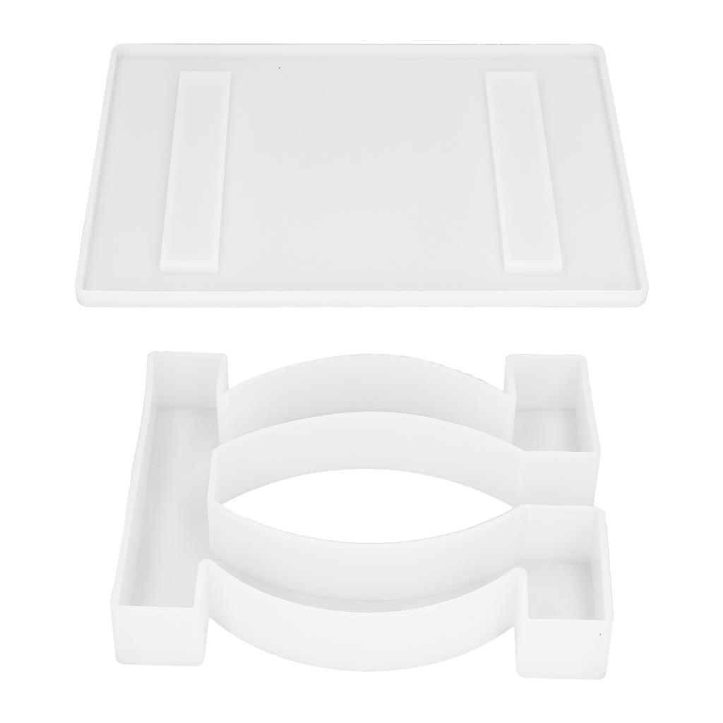 DIY Crystal Epoxy Mold Resin Computer Table Desk Rack Craft Silicone Mold Home Office Decor