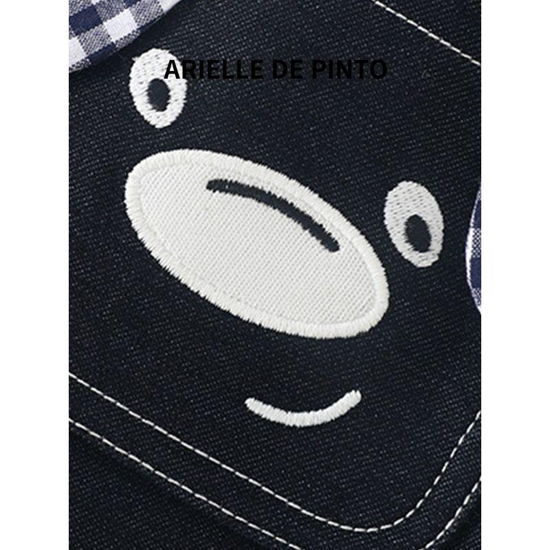 French Arielle De Pinto Baby Pants Korean Style Children's Casual Pants Fleece-Lined Girls' Pants Autumn and Winter