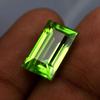 10.25 Ct Natural Green Peridot CERTIFIED Loose Gemstone Emerald Cut AM-277
