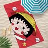 Anime C-Chibi M-Marukos-chan Towel Towel Beach Towel Oversized Quick Dry Towel Absorbent Soft Swim BeachTowels for Men Women