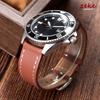 Top Grain Genuine Leather Watch Band Quick Release 18mm 20mm 22mm 24mm Watch Strap Retro Brown Black Cowhide Bands for Men Women