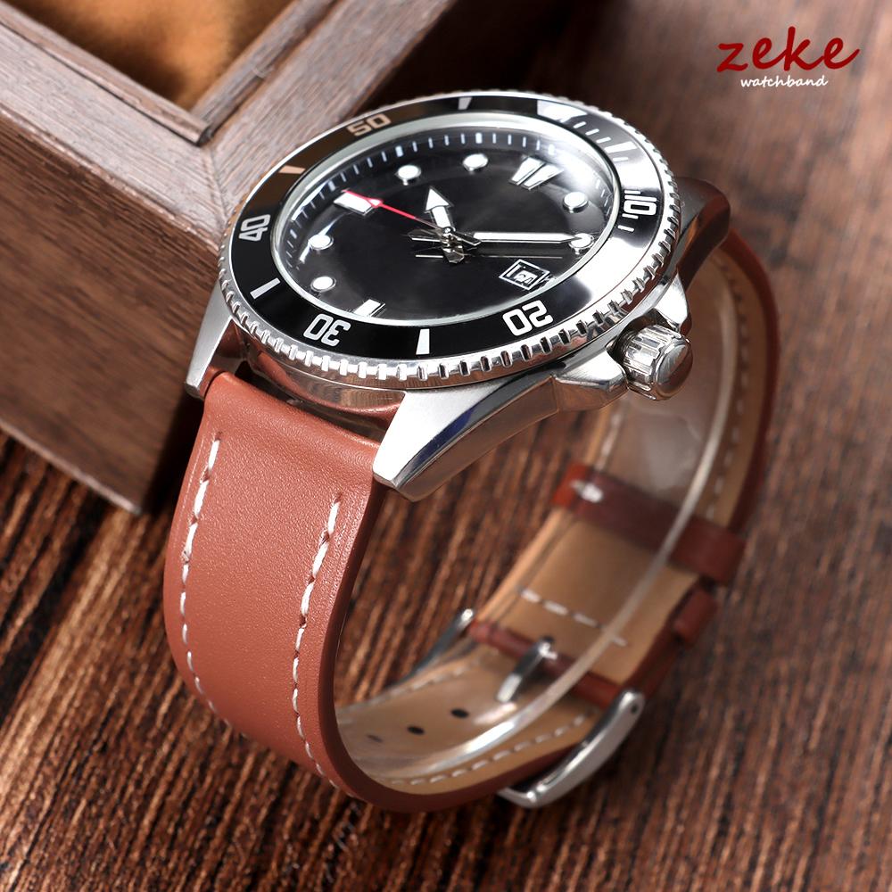 Top Grain Genuine Leather Watch Band Quick Release 18mm 20mm 22mm 24mm Watch Strap Retro Brown Black Cowhide Bands for Men Women
