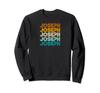 Name Joseph Vintage Retro Sunset Style Sweatshirt